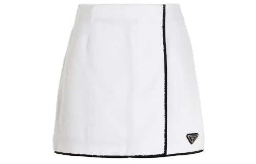 【Previous Season】terrycloth A-line mini skirt