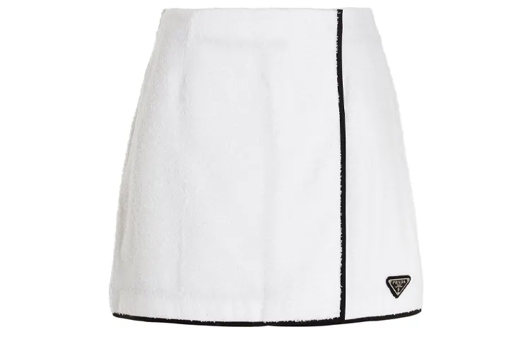 【Previous Season】terrycloth A-line mini skirt