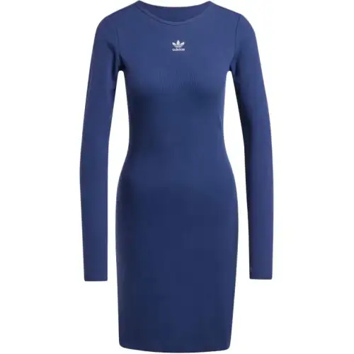 Adidas Originals Essential Long Sleeved Dress Women's Dark Blue