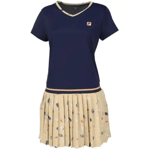 FILA Short Sleeved Dress Women's Light Umber