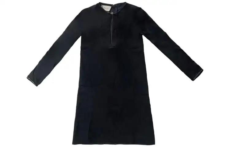 GUCCI Long Sleeved Dress Women's Black