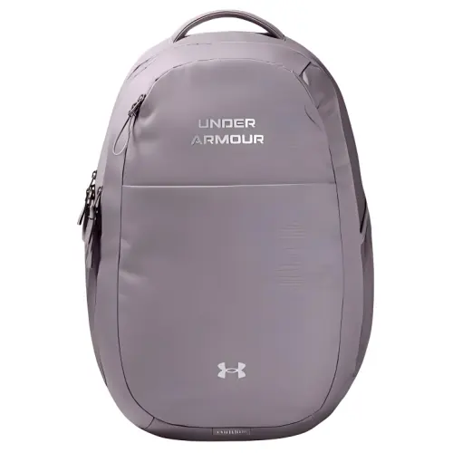 Under Armour Polyester Backpack Regular Women's Lead Gray Purple