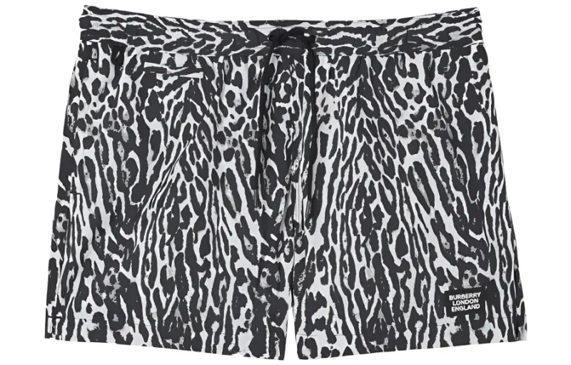 Burberry Beach Shorts Unisex Black
