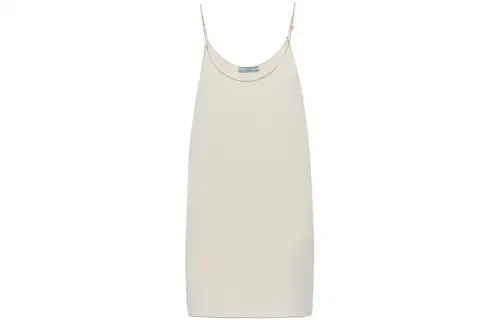 PRADA Sablé Chain link Mini dress