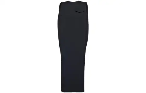 PRADA Sleeveless Dresses Women's Black Crew Neck Moderate Mid Length