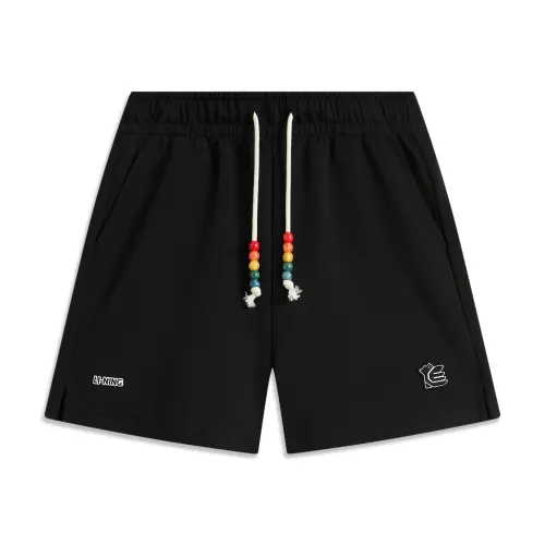Li Ning Sports Fashion Collection Casual Shorts Women's Black