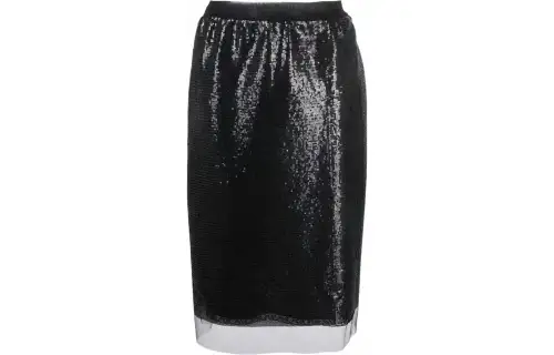 PRADA SS22 Casual Long Skirt Women's Black