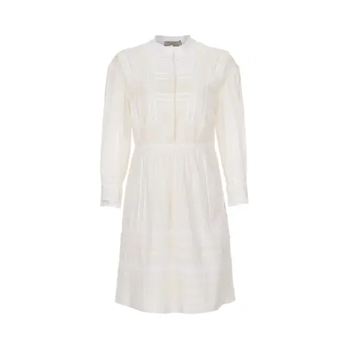 Burberry Long Sleeved Dress Women's White