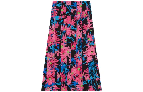 GUCCI Casual Long Skirt Women's Black