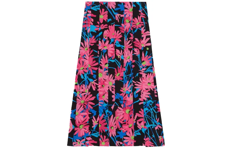 GUCCI Casual Long Skirt Women's Black