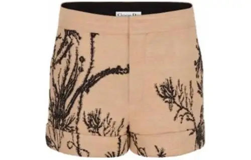 DIOR Casual Shorts Women's Khaki