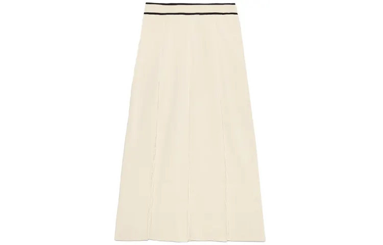 GUCCI Casual Long Skirt Women's Ivory White