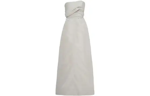 THE ROW Sleeveless Dresses Women's White Moderate Long
