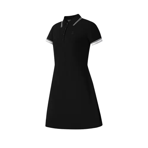 FILA Golf Short Sleeved Dress Women's Pitch Black