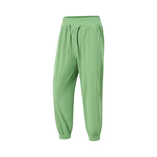 Li Ning Knitted Sweatpants Women's Stone Moss Green