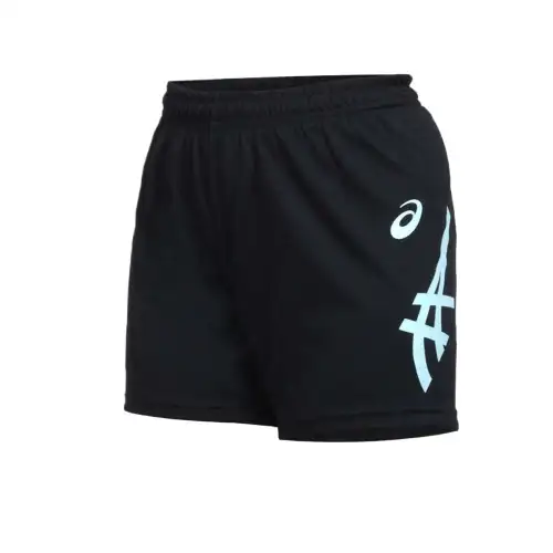 Asics Casual Shorts Women's Black Aqua Blue