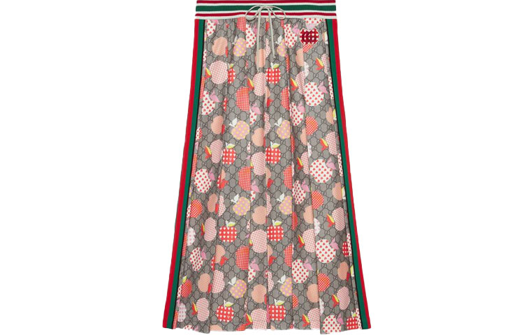 Женская юбка Gucci 663574-XJDOD-5943 (коричневая)