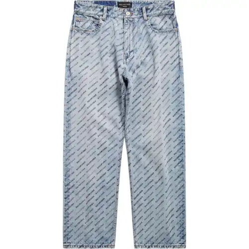 Balenciaga Buckle Loose Fit Pant 'Iced Blue'
