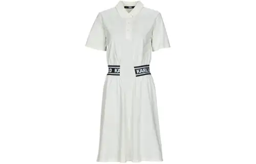 KARL LAGERFELD / Karl Lagerfeld Jeans Short Sleeved Dress Women's White