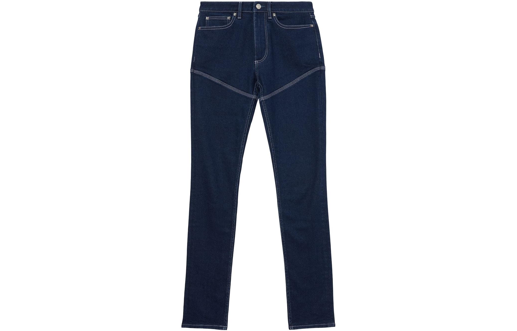 Burberry Jeans Women's Blue Moderate Slim Fit Pants