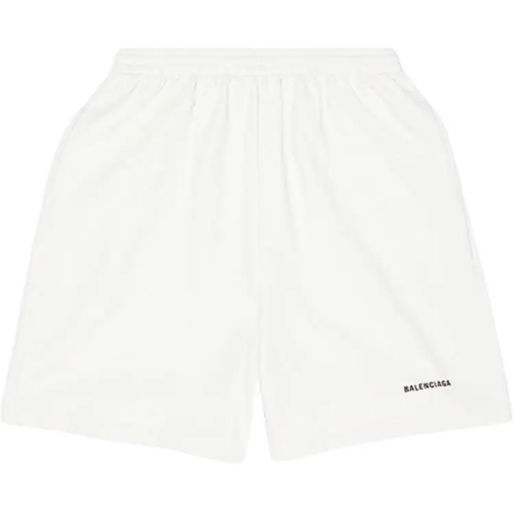Balenciaga Casual Shorts Loose Fit Women's White
