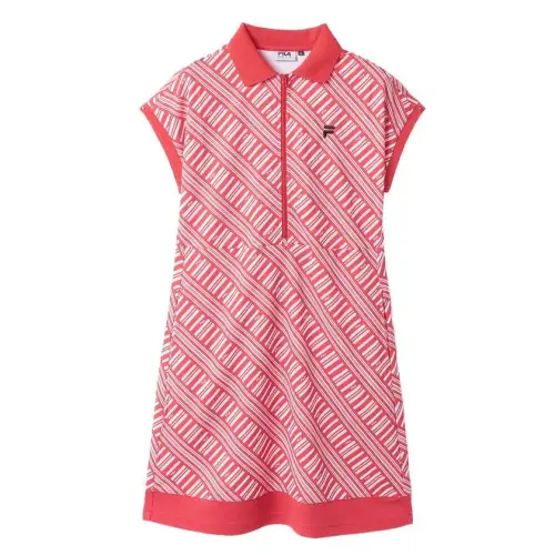 FILA Short Sleeved Dress Women's Pink