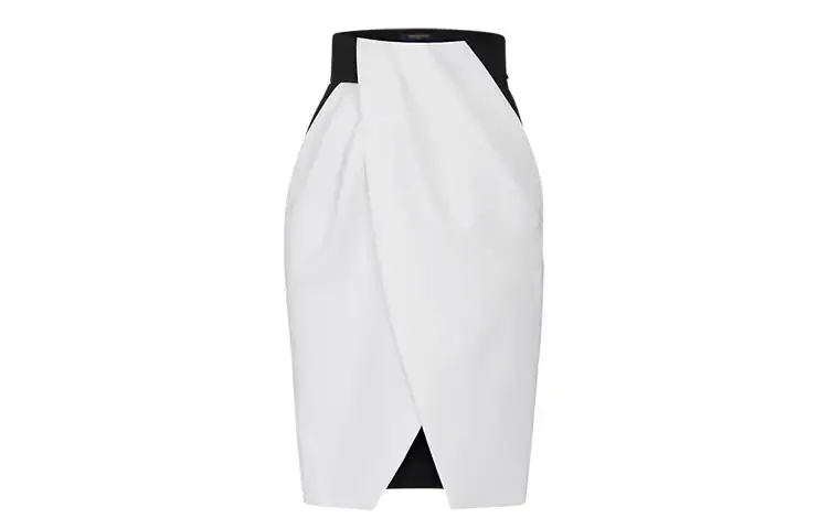 LOUIS VUITTON Casual Long Skirt Women's White