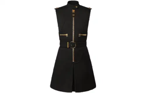 LOUIS VUITTON Sleeveless Dress Women's Black