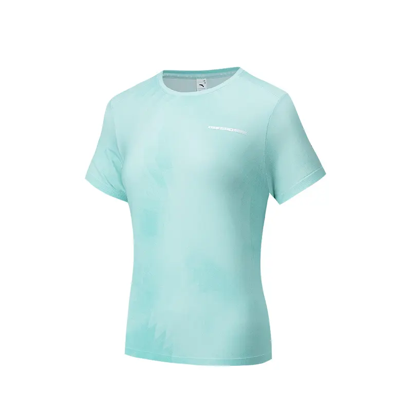 Anta Running Collection T Shirt Women's Star Halo Blue/All Over Print