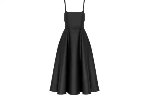 DIOR SS24 Slip Dress Women's Black