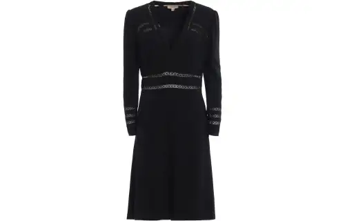 Burberry SS23 Long Sleeved Dress Women's Black