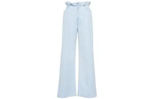 MIU MIU Jeans Women's Light Blue Moderate Flared Pants
