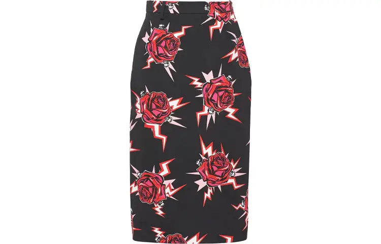 PRADA FW19 Casual Long Skirt Women's Black