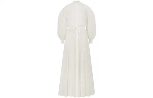 DIOR Long Sleeved Dress Women's White