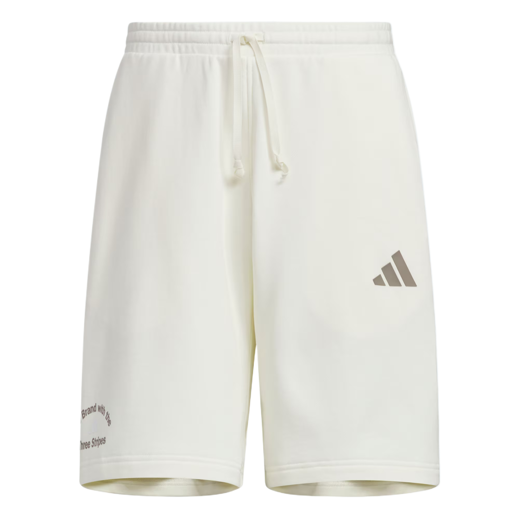 Мужские шорты adidas GFX KNIT SHORTS (белые)