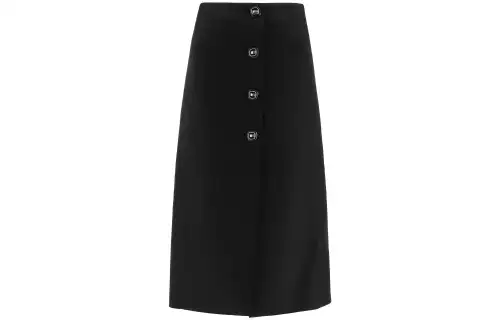 PRADA Casual Long Skirt Women's Black