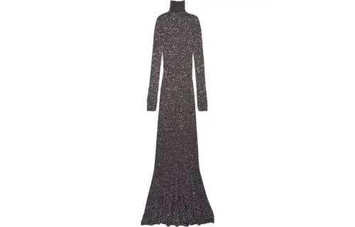 Balenciaga Sequin Embellished Maxi Dress