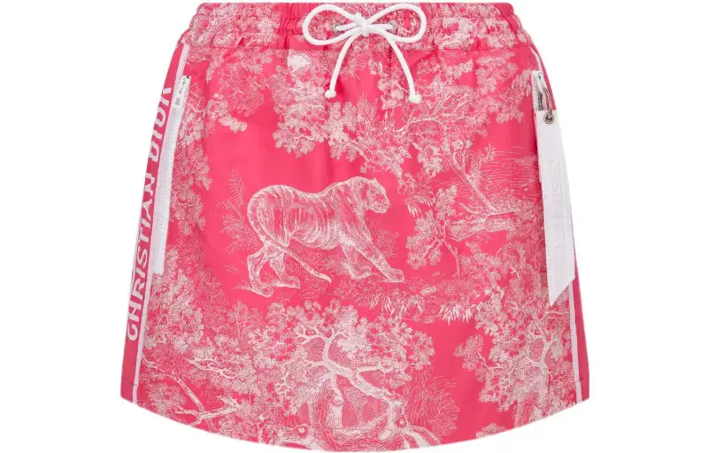 DIOR Casual Short Skirts Women's Pink