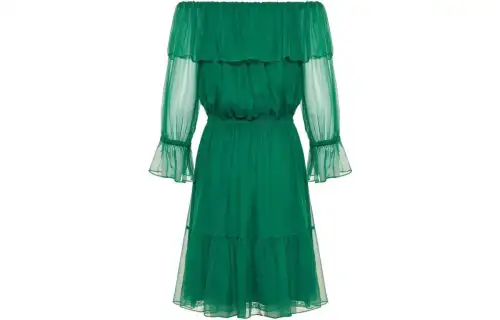GUCCI Long Sleeved Dresses Women's Green