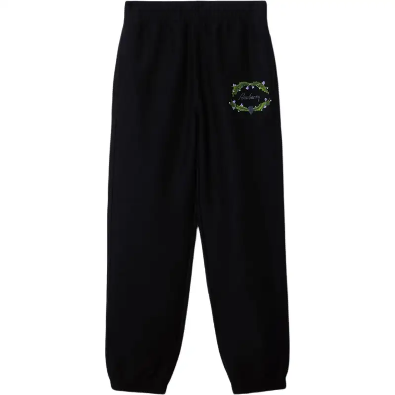 Burberry logo-embroidered track pants