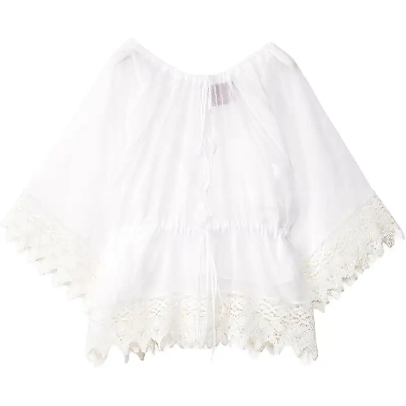 LOEWE Shirts Women's White V Neck Moderate Other