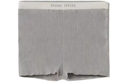 MIU MIU Casual Shorts Women's Marble Gray