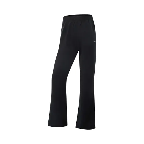 Li Ning Fitness Series Knitted Sweatpants Women's Black