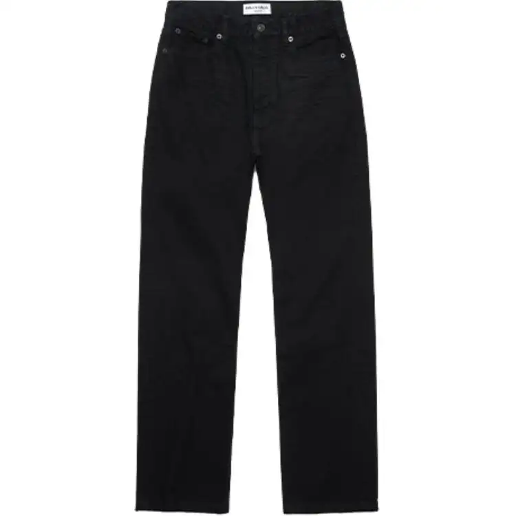 Balenciaga Jeans Regular Fit Women's Black
