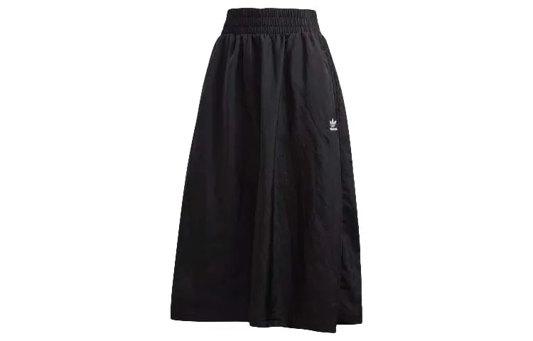 Adidas Originals Casual Long Skirts Women's Black Moderate Mid-Length Other
