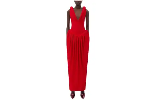 Bottega Veneta Sleeveless Dress Women's Red