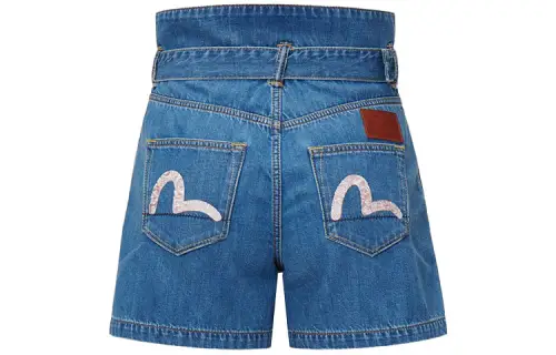 EVISU Denim Shorts Women's Denim Blue