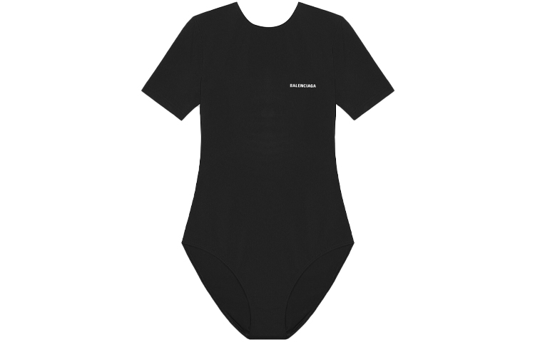 Balenciaga Open Back One Piece Swimsuit ‘Black’