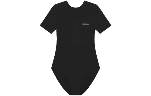 Balenciaga Open Back One Piece Swimsuit 'Black'