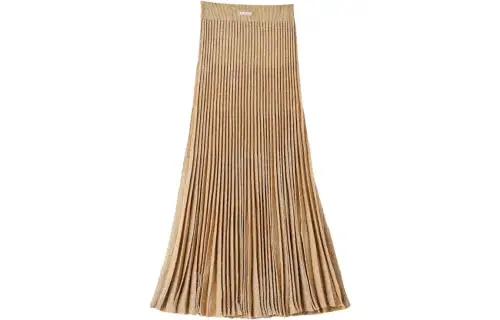 MIU MIU Casual Long Skirt Women's Gold
